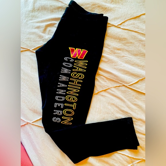 Washington Commanders Black Leggings - Picture 1 of 5